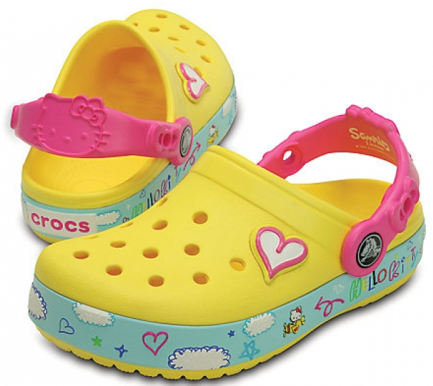 Crocs Schuhe Kinder sunshine